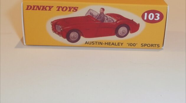 Dinky Toys 103 Austin Healey Touring Car Variation
