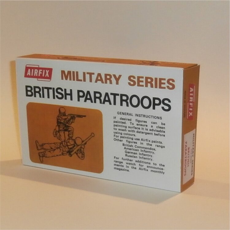 Airfix Empty British Paratroopers Paratroops Early Repro Box 1:32 Scale #1712 a - Image 3