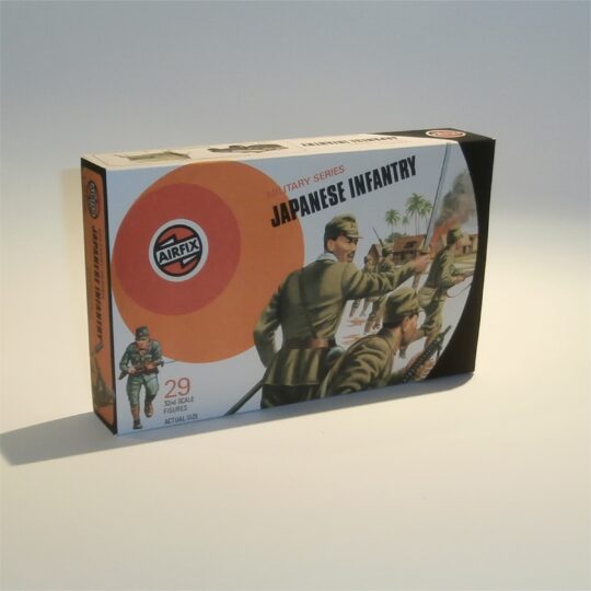 Airfix Empty Military Series Japanese Infantry Target Logo Repro Box 1:32 Scale #51455