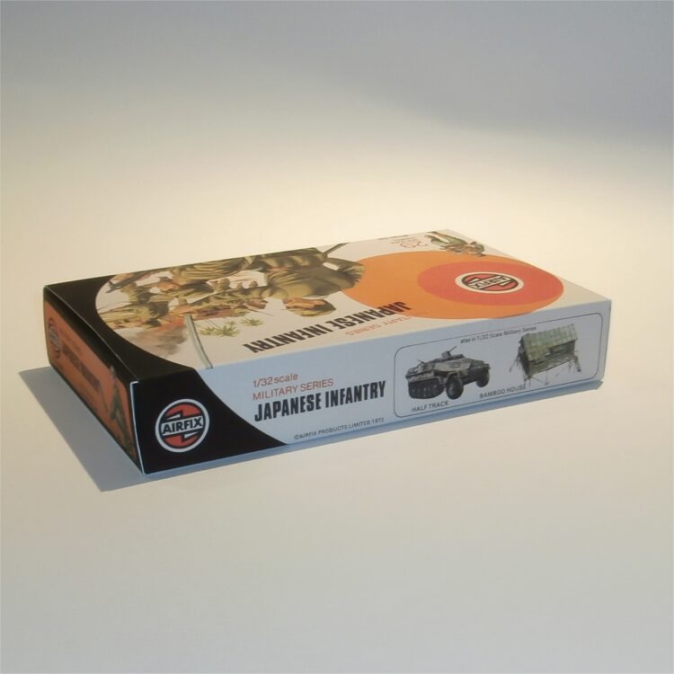 Airfix Empty Military Series Japanese Infantry Target Logo Repro Box 1:32 Scale #51455 - Image 2