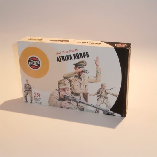 Airfix Empty Military Series Afrika Korps Target Logo Repro Box 1:32 Scale #51457