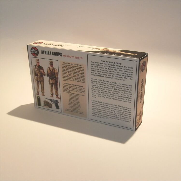 Airfix Empty Military Series Afrika Korps Target Logo Repro Box 1:32 Scale #51457 - Image 4