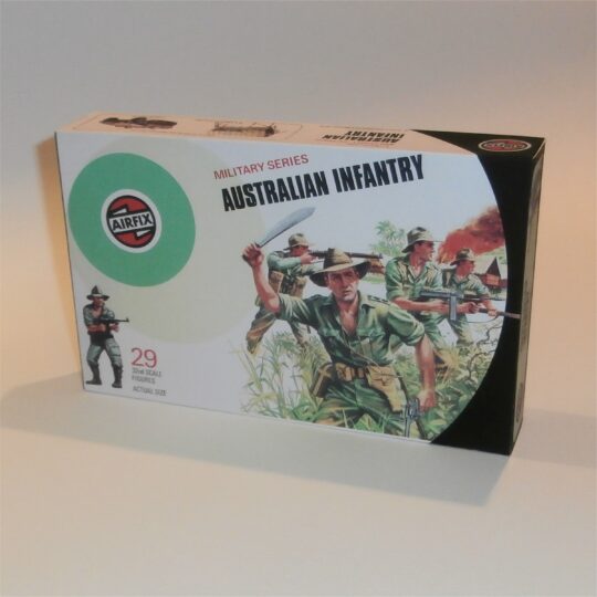 Airfix Empty Military Series Australian Infantry Target Logo Repro Box 1:32 Scale #51458