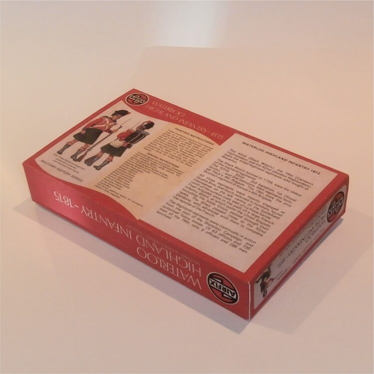 Airfix Empty Waterloo Series Highland Infantry Repro Box 1:32 Scale #51462 - Image 3