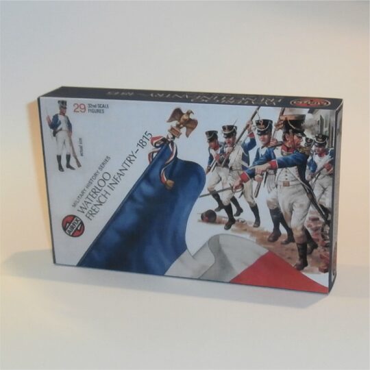 Airfix Empty Waterloo Series French Infantry Repro Box 1:32 Scale #51463