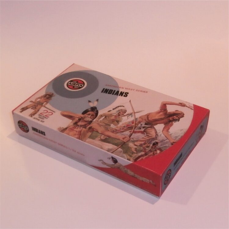 Airfix Empty Western Series Indians Target Logo Repro Box 1:32 Scale #51466 - Image 2