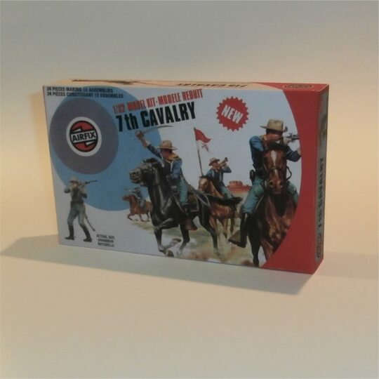 Airfix Empty Western Series 7th Cavalry Target Logo Repro Box 1:32 Scale #51469