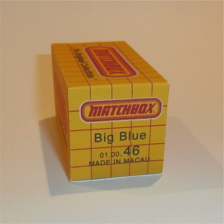 Matchbox Superfast 46 h Big Blue VW Volkswagen Funny Car Empty Repro M Style Box - Image 2