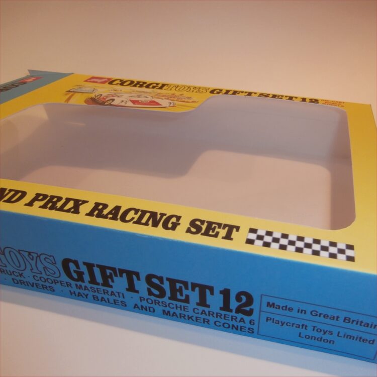 Corgi Toys Gift Set 12a Grand Prix Racing Set Empty Repro Box - Image 3