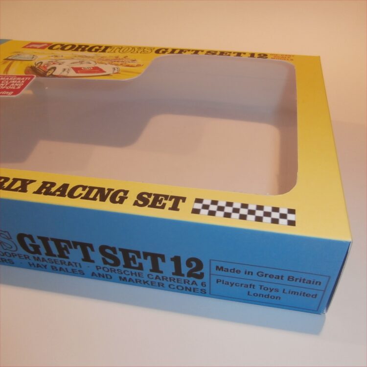 Corgi Toys Gift Set 12b Grand Prix Racing Set Empty Repro Box - Image 4