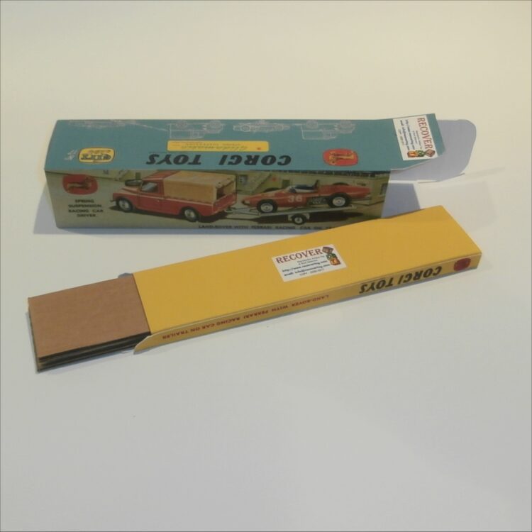 Corgi Toys Gift Set 17 Land Rover Ferrari Racing Car Empty Repro Box and Tray - Image 7