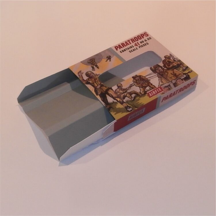 Airfix Empty Paratroopers Paratroops Early Repro Box 1:76 HO OO Scale S23 - Image 3