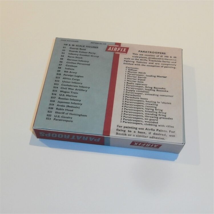 Airfix Empty Paratroopers Paratroops Early Repro Box 1:76 HO OO Scale S23 - Image 5