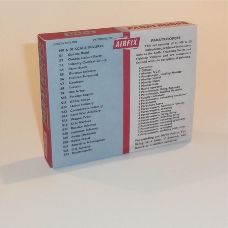 Airfix Empty Paratroopers Paratroops Early Repro Box 1:76 HO OO Scale S23 - Image 8