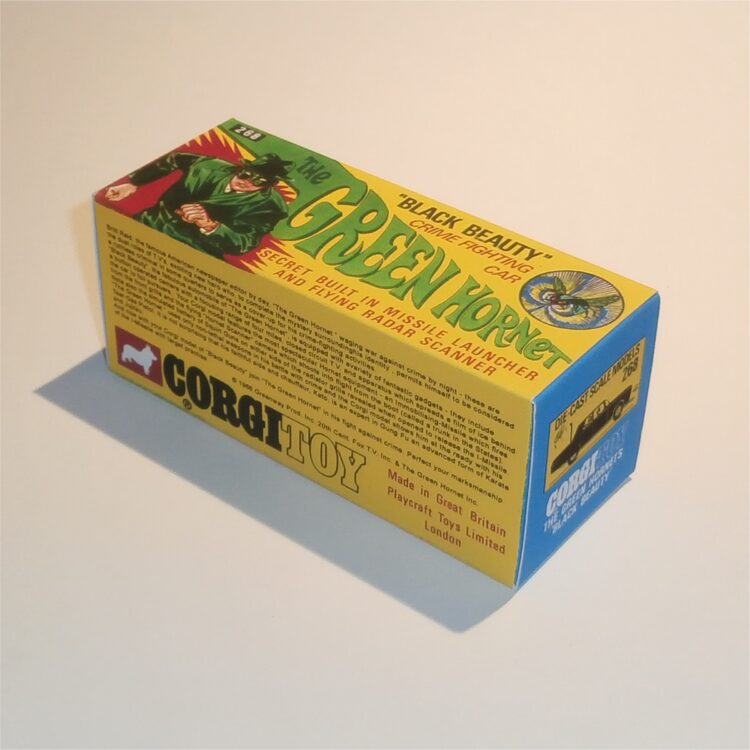 Corgi Toys  268 Green Hornet Black Beauty Empty Repro Outer Box Only - Image 2