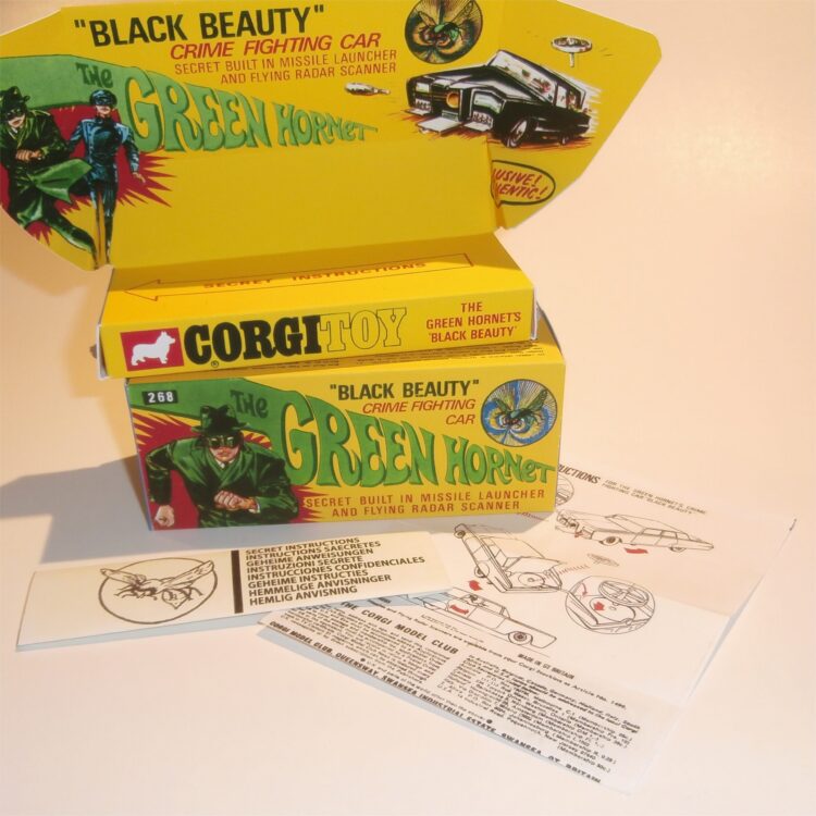 Corgi Toys  268 Green Hornet Black Beauty Empty Repro Box Set - Image 9