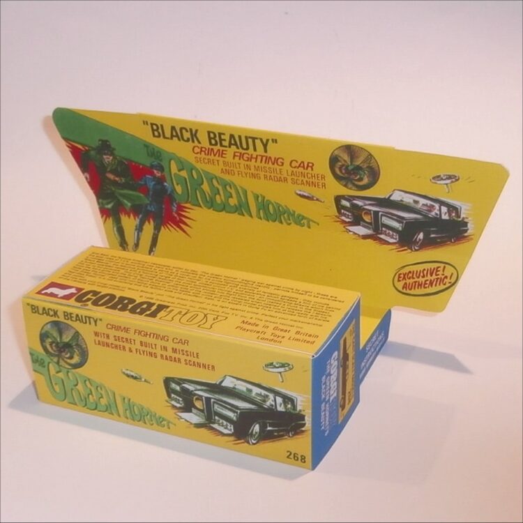 Corgi Toys  268 Green Hornet Black Beauty Empty Repro Box Set - Image 8