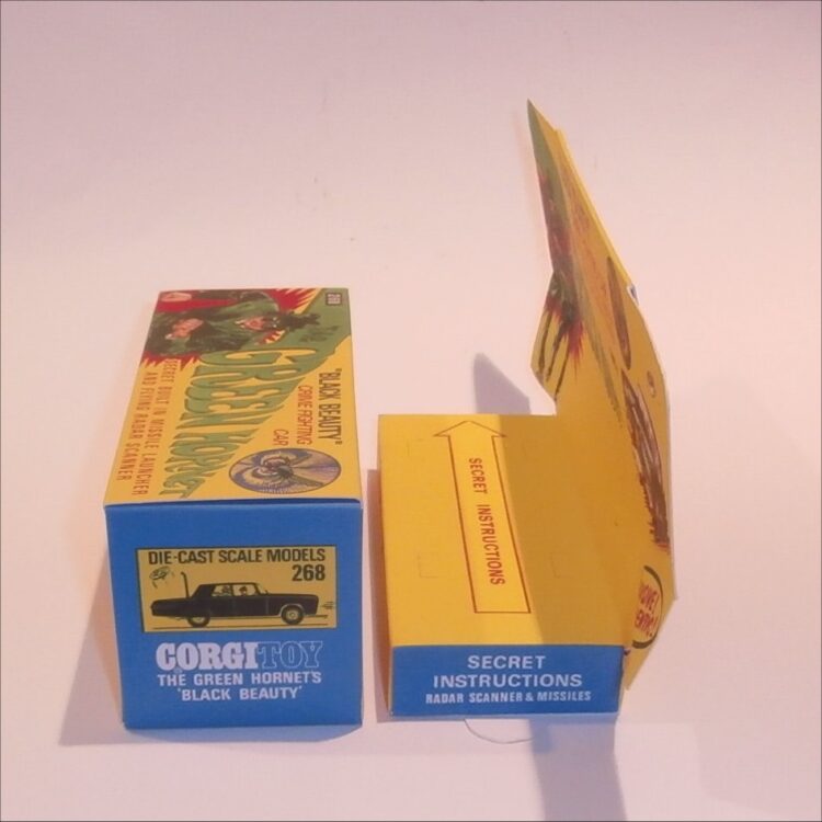 Corgi Toys  268 Green Hornet Black Beauty Empty Repro Box Set - Image 7
