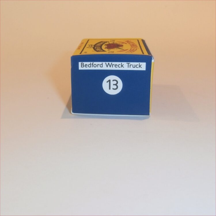 Matchbox Lesney 13a Bedford Wreck Truck B Style Repro Box - Image 3