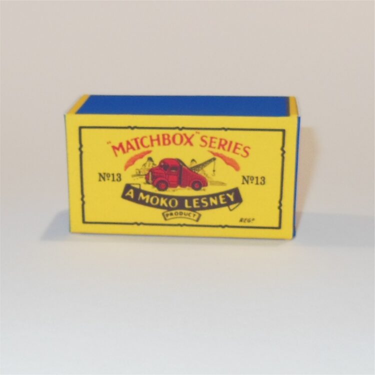 Matchbox Lesney 13b Bedford Wreck Truck B Style Repro Box