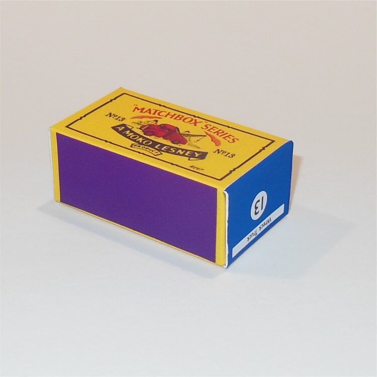 Matchbox Lesney 13b Bedford Wreck Truck B Style Repro Box - Image 2