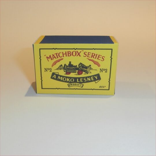 Matchbox Lesney  2a Dumper B Style Repro Box