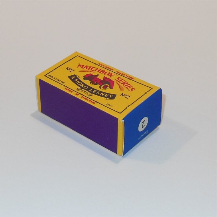 Matchbox Lesney  2b Dumper B Style Repro Box - Image 2
