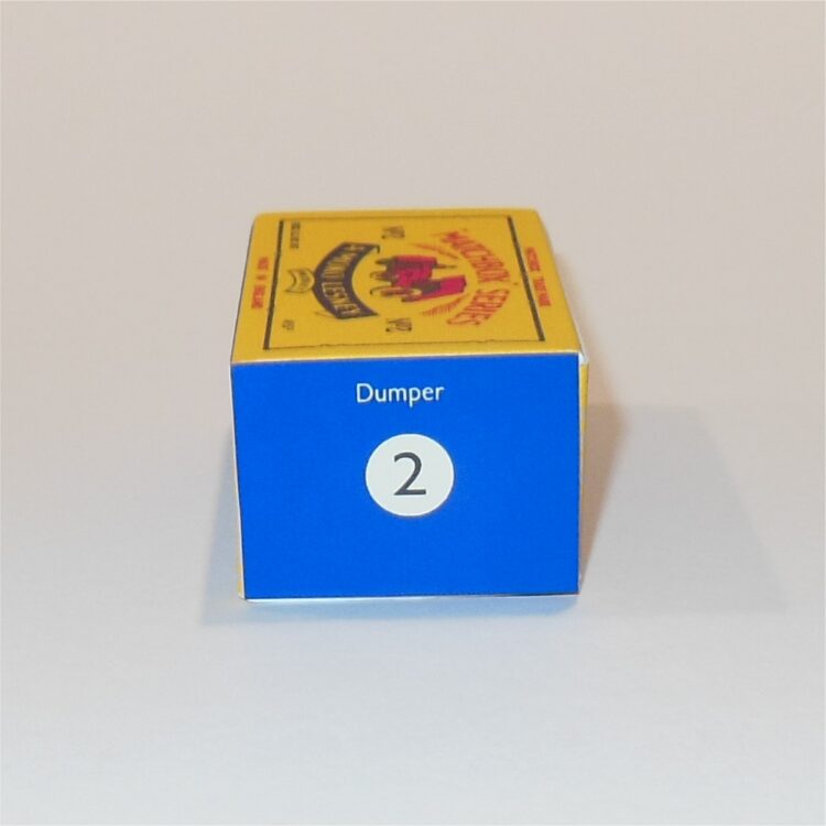 Matchbox Lesney  2b Dumper B Style Repro Box - Image 3