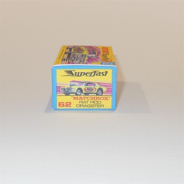 Matchbox Lesney Superfast 62 e Mercury Rat Rod G Style Repro Box - Image 3