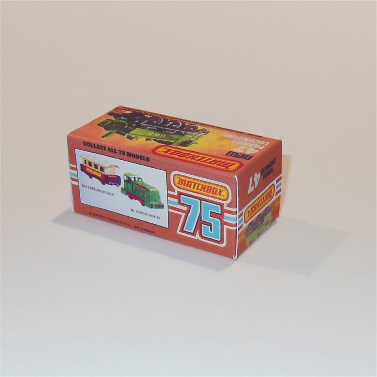 Matchbox Lesney Superfast 47 f Pannier Tank Loco K Style Repro Box - Image 2