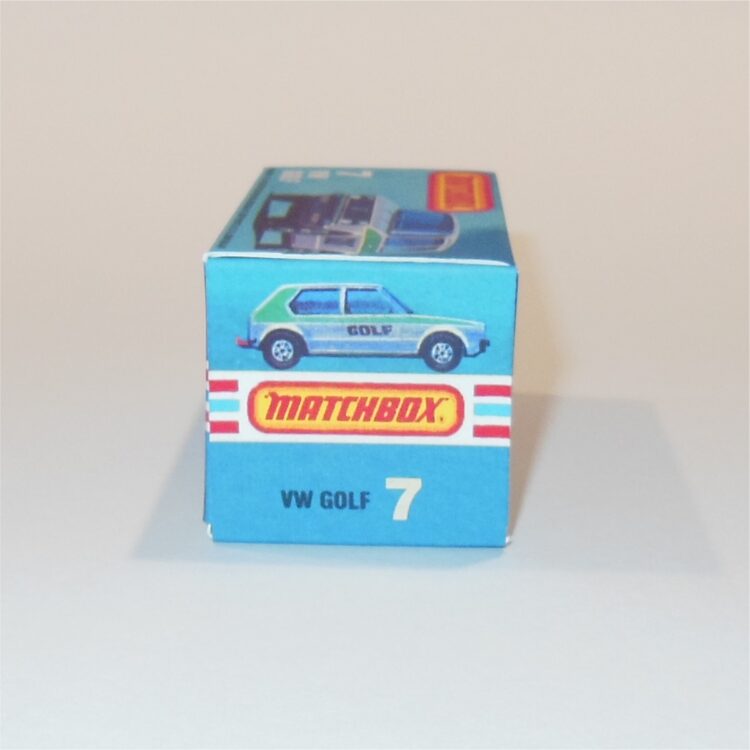 Matchbox Lesney Superfast  7 f Volkswagen VW Golf K Style Repro Box - Image 3