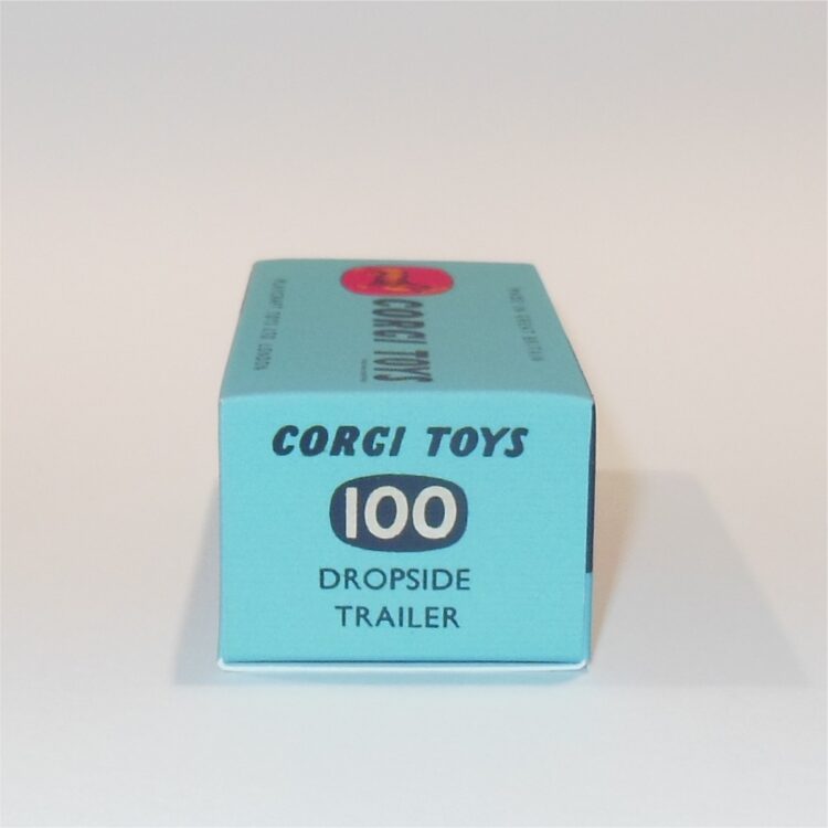 Corgi Toys  100 Dropside Trailer Early Blue Repro Box - Image 3