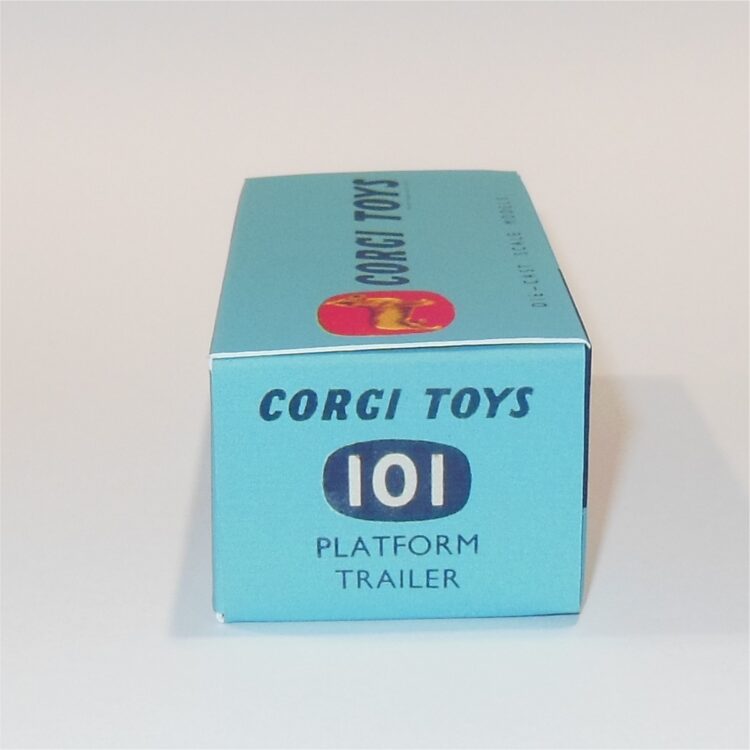 Corgi Toys  101 Platform Trailer Early Blue Repro Box - Image 3