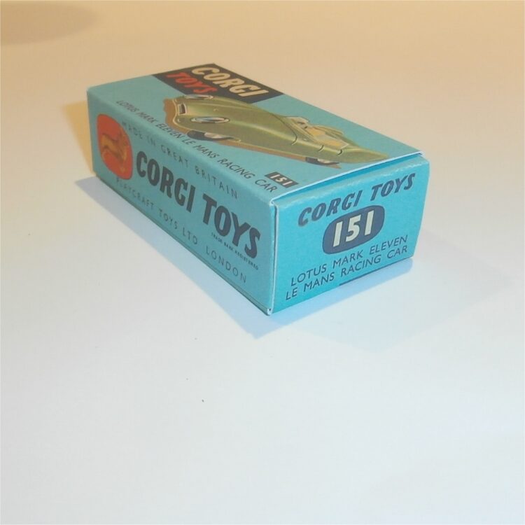 Corgi Toys  151 Lotus Le Mans Racing Car Repro Box - Image 2