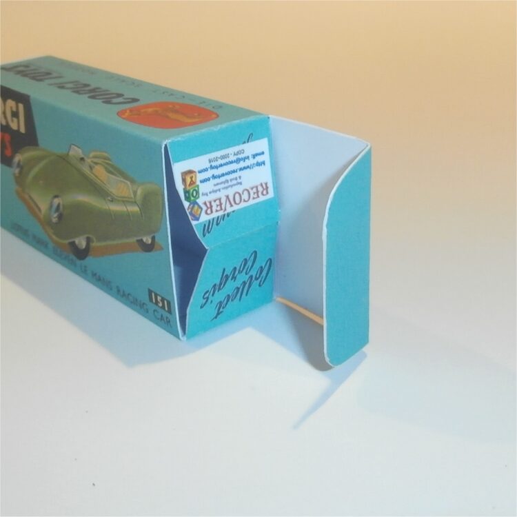 Corgi Toys  151 Lotus Le Mans Racing Car Repro Box - Image 4