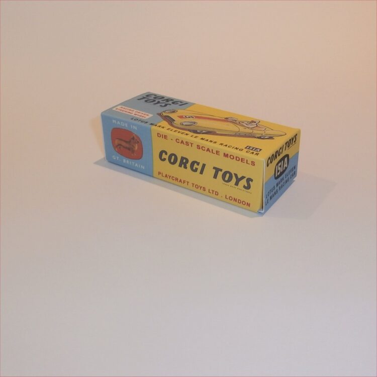 Corgi Toys  151A Lotus Le Mans Racing Car Repro Box - Image 2