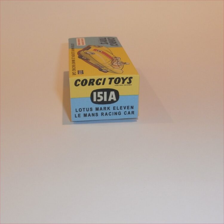 Corgi Toys  151A Lotus Le Mans Racing Car Repro Box - Image 3
