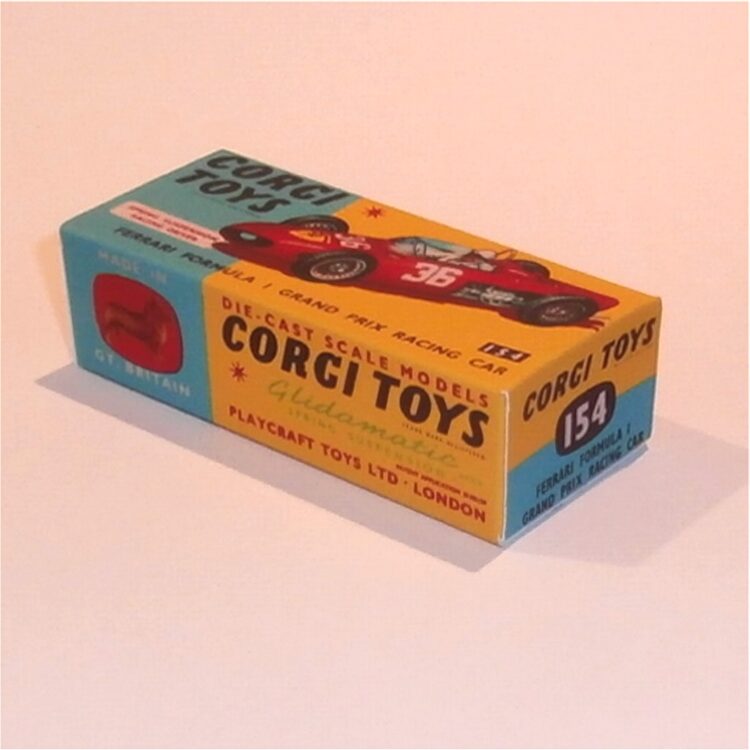 Corgi Toys  154 Ferrari F1 Grand Prix Racing Car Repro Box - Image 2