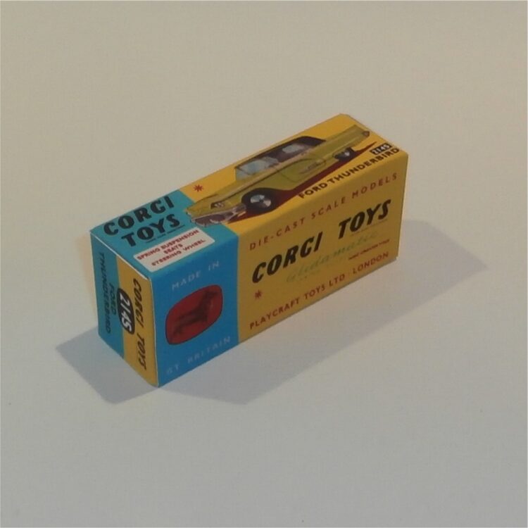 Corgi Toys  214S Ford Thunderbird with Suspension Repro Box - Image 2