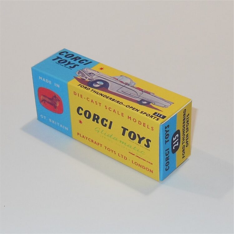 Corgi Toys  215 Ford Thunderbird Open Sports Repro Box - Image 2