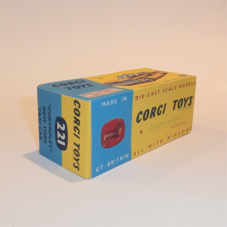 Corgi Toys  221 Chevrolet New York Taxi Repro Box - Image 2