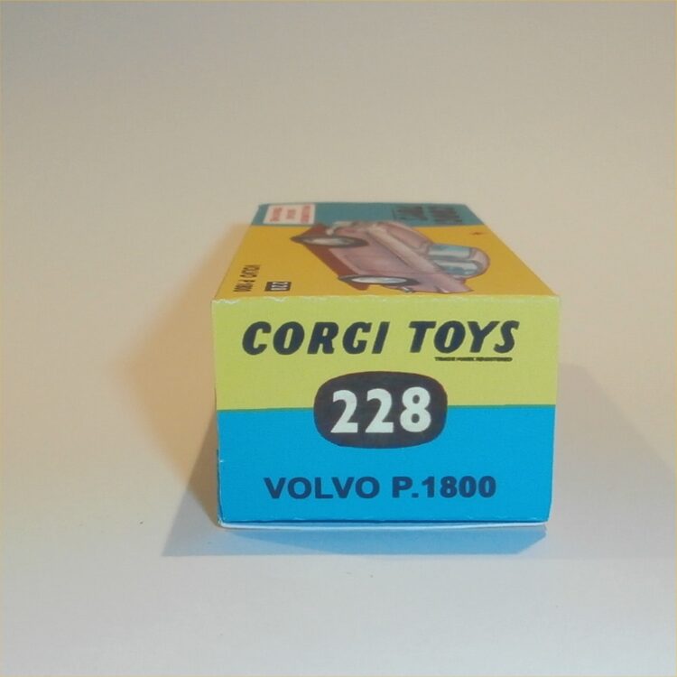 Corgi Toys  228 Volvo P.1800 Coupe Repro Box - Image 3