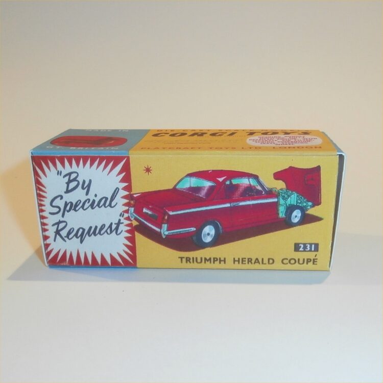 Corgi Toys  231 Triumph Herald (Red) Custom Box - Image 2