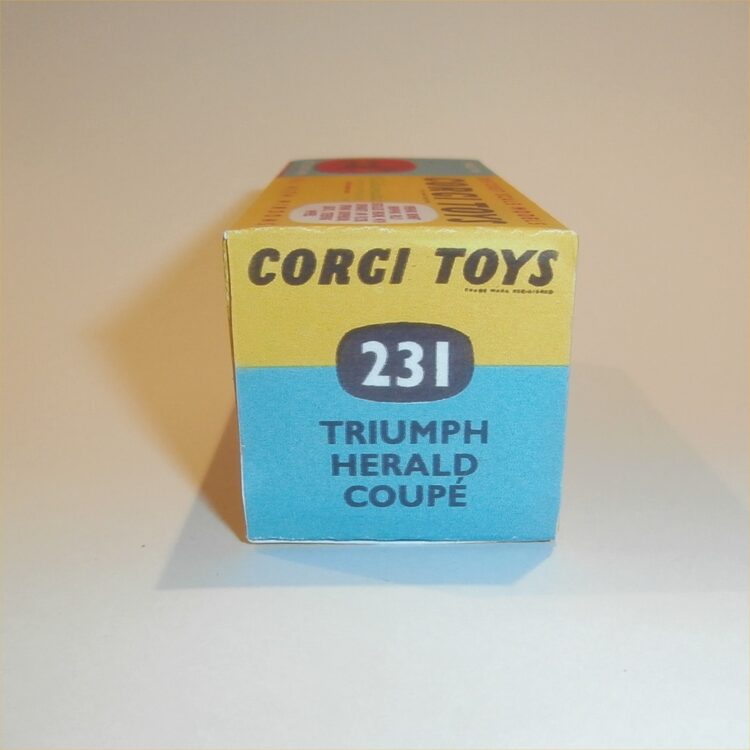 Corgi Toys  231 Triumph Herald (Red) Custom Box - Image 4