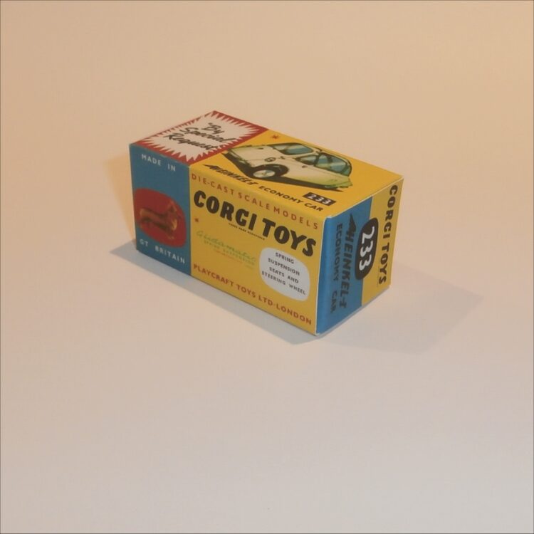 Corgi Toys  233 Heinkel Economy Car Repro Box - Image 2