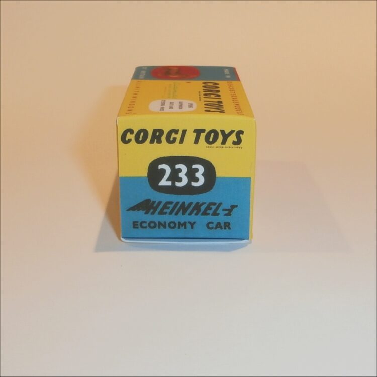 Corgi Toys  233 Heinkel Economy Car Repro Box - Image 3