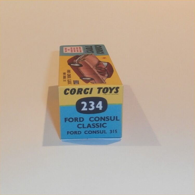 Corgi Toys  234 Ford Consul Classic Repro Box - Image 3