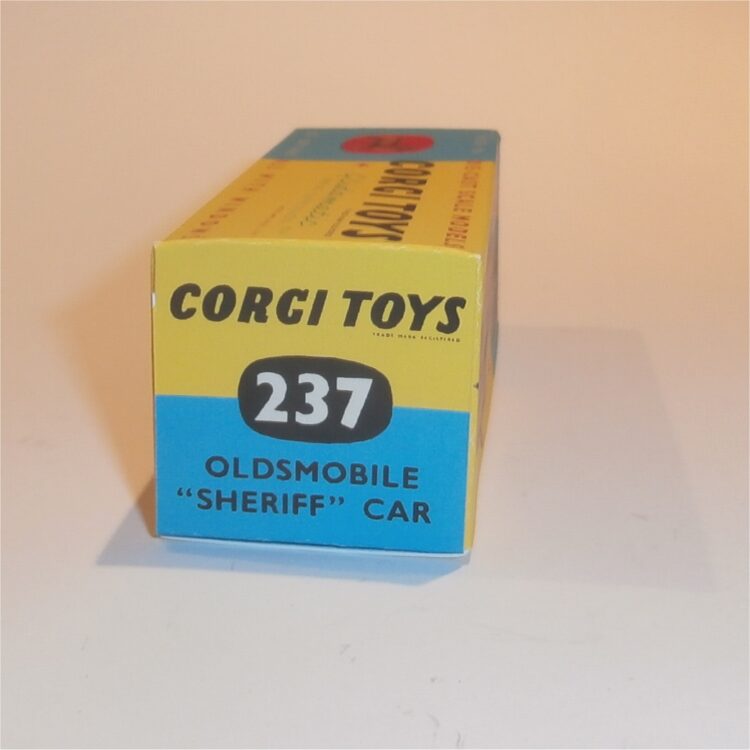 Corgi Toys  237 Oldsmobile 88 County Sheriff Car Repro Box - Image 3