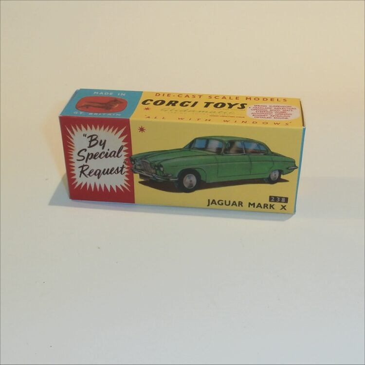 Corgi Toys  238 Jaguar Mark X Sedan Repro Box - Image 2