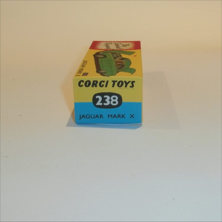 Corgi Toys  238 Jaguar Mark X Sedan Repro Box - Image 4